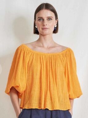 APIECE APART Tera flowy top - Tangelo sz XS